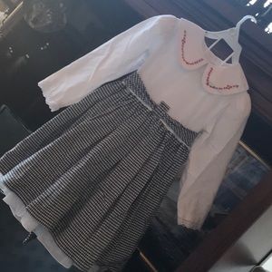 5/$15 Sz 5 girls EUC worn 1x herringbone DRESS